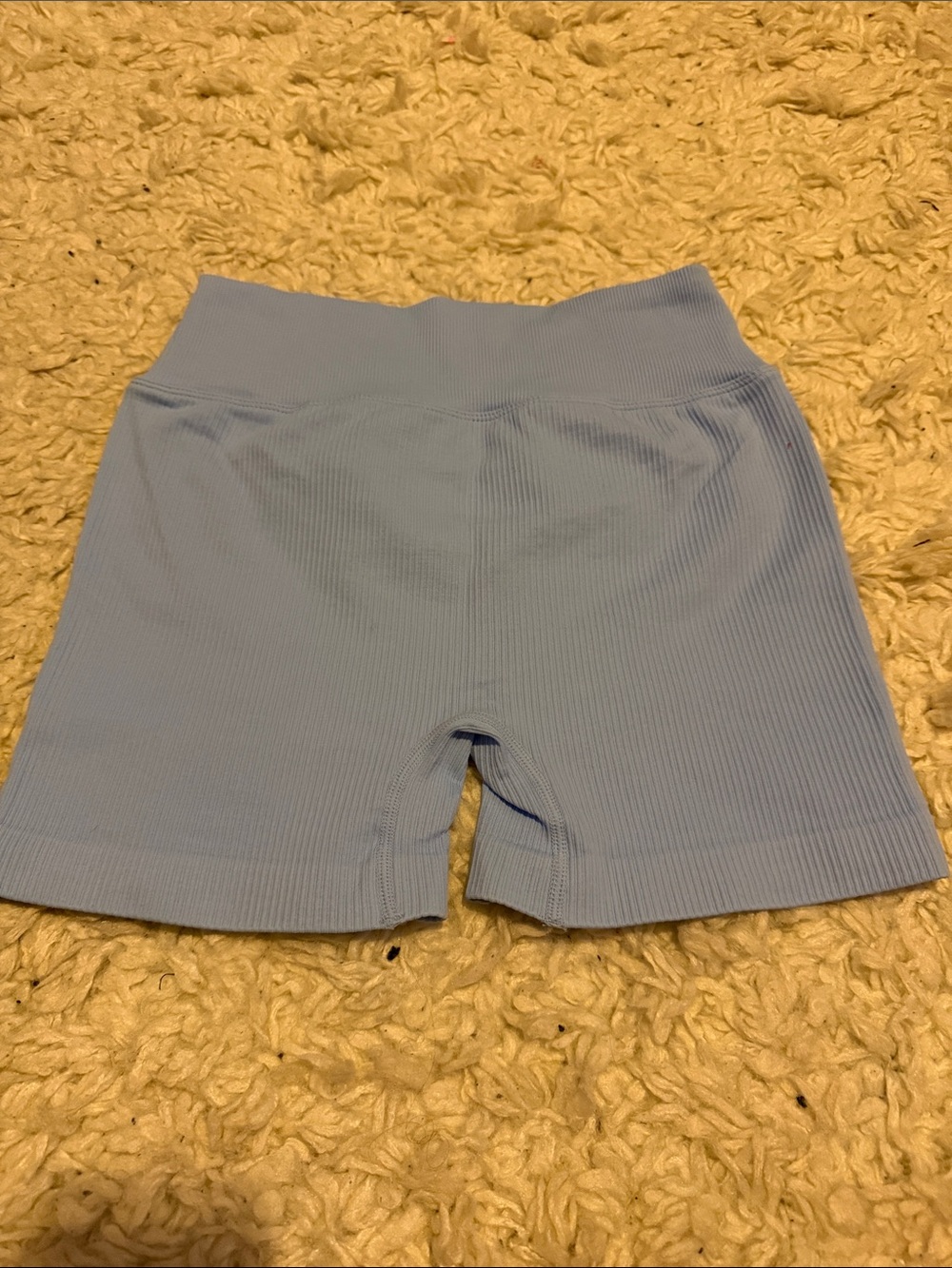 NWOT Ribbed High-Waist Bike Shorts - Picture 4 of 4